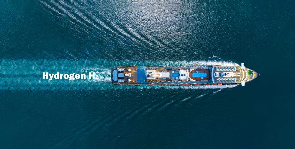 Ship highlighting Hydrogen H2