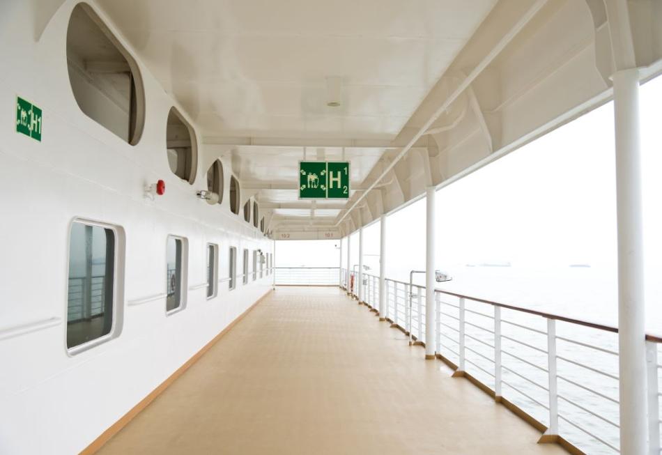 Deck of a ship
