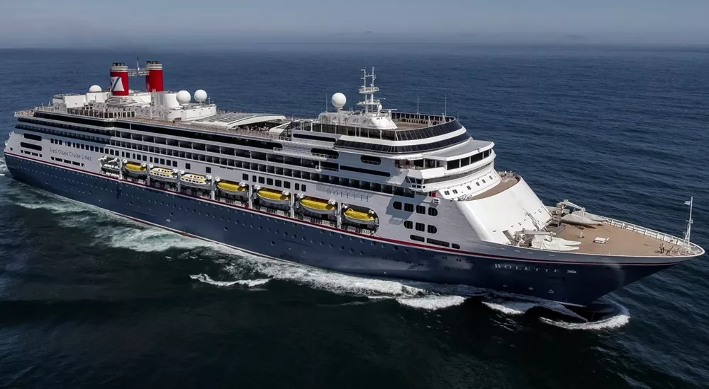 Fred. Olsen Cruise Lines’ welcomes CLIA and Government officials to multi-million pound refurbishment of flagship Bolette at A&P Falmouth shipyard