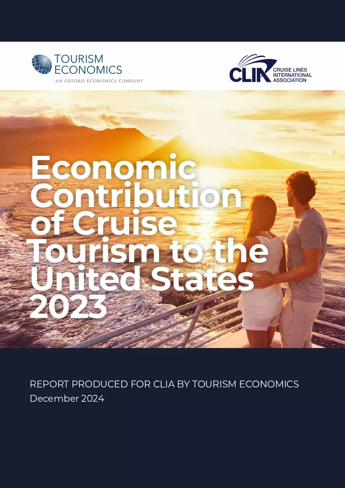 Contribution of Cruise Tourism to the United States Economy 2023