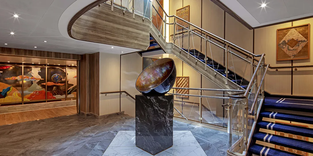 Seabourn Art Display
